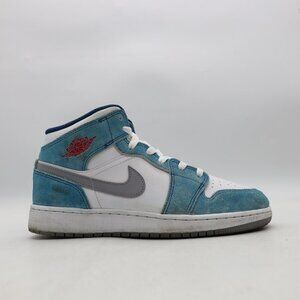 Nike Air Jordan 1 Mid SE GS French Blue Youth 6.5 Women's 8 Sneakers DR6235-401